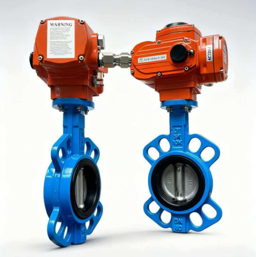 防爆电动对夹蝶阀